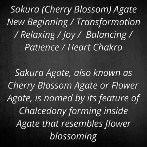 Learn About Sakura, Cherry Blossom or Flower Agate 💕🌸 - Picture 6 of 16